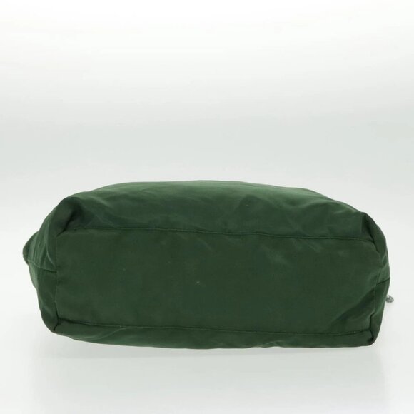 PRADA Tote Bag Nylon Green Silver Auth bs19345 - Picture 6 of 15